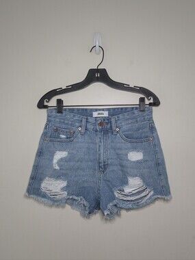 Women's JBD Just Black Denim Distressed Jean Shorts Sz Med